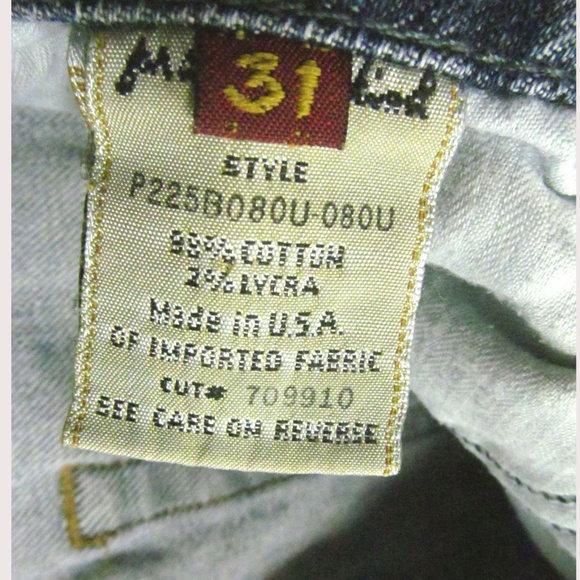 7 for all mankind Jeans Size 31 Distressed Denim - Picture 5 of 8